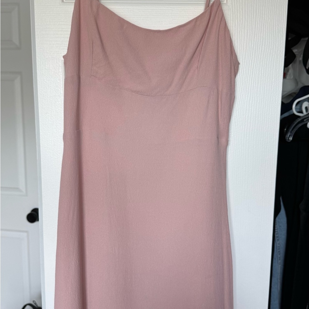 Sunday Best Pink Slip Dress